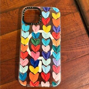 Casetify heart phone case